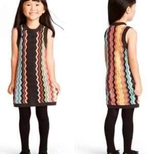 Missoni for Target NWOT Chevron Print Kids Sweater Dress Sleeveless Size M